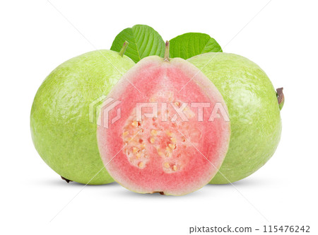 guava isolated on white background 115476242