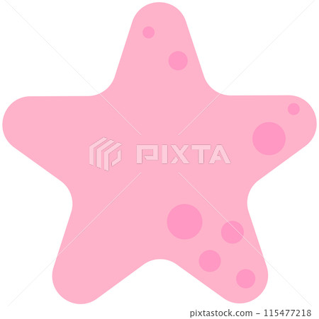 Cute Mermaids and Sea Animal in Children Style Cartoon illustration starfish Cute Mermaids and Sea Animal in Children Style Cartoon illustration starfish 115477218