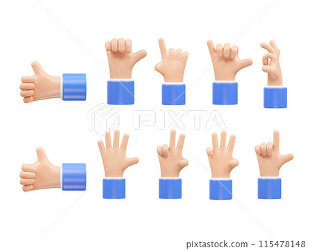 Hand icon illustration vector 115478148