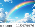 藍天有美麗的彩虹 115479976