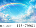 藍天有美麗的彩虹 115479981