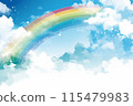 藍天有美麗的彩虹 115479983