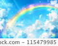 藍天有美麗的彩虹 115479985