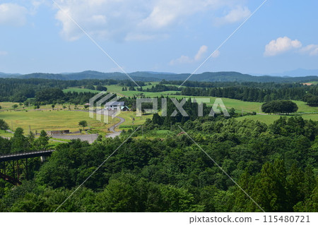 山形縣月山高原牧場最佳景觀 115480721