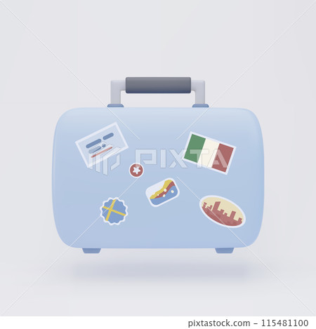 3d Vector Suitcase 3d Vector Suitcase 115481100