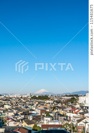 [Kanagawa Prefecture] Residential area overlooking Mt. Fuji 115481675