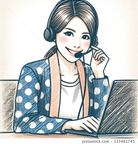 女接線員 女接線員 115481743