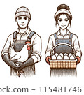Farmer men and women 115481746