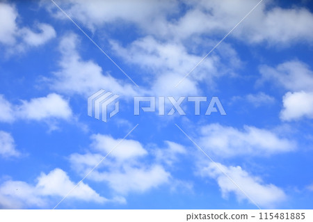 Blue sky and white clouds image 115481885