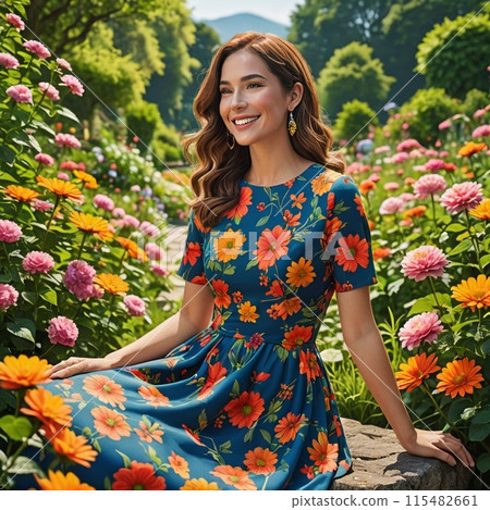 被花包圍的女人 115482661