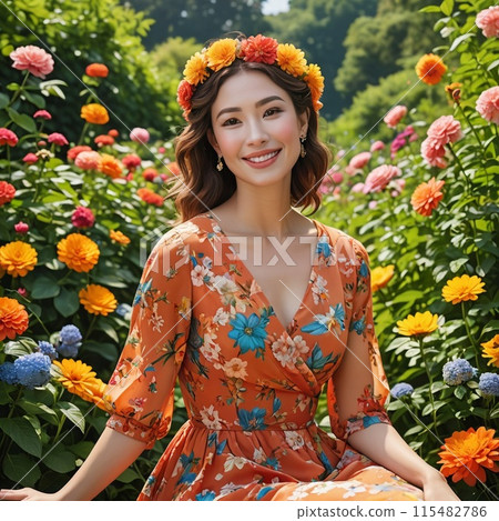 Young lady's portrait 115482786