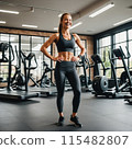 Woman training 115482807