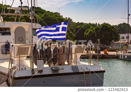 Marina at Rhodes, Greece 115482913