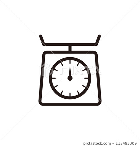 模擬烹飪秤圖標 模擬烹飪秤圖標 115483309