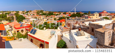 Historic Town and Castle View, Rhodes Historic Town and Castle View, Rhodes 115483351