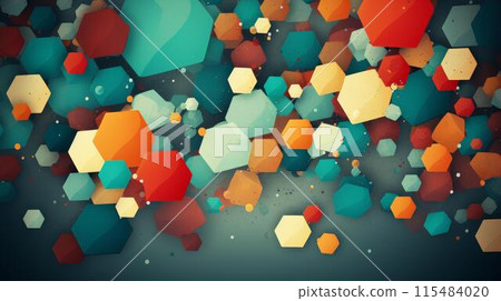 Detailed highresolution speech bubble texture in vibrant colors, perfect for dynamic communication concept designs. 115484020