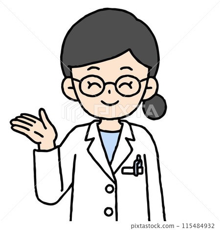 A female pharmacist is giving instructions A female pharmacist is giving instructions 115484932