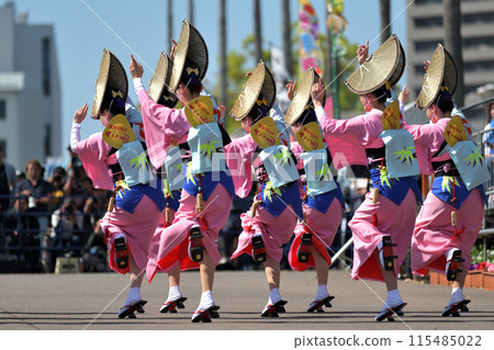 阿波舞德島春節「花春節」女舞者名系列 115485022