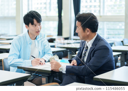 One-on-one individual learning classroom One-on-one individual learning classroom 115486055