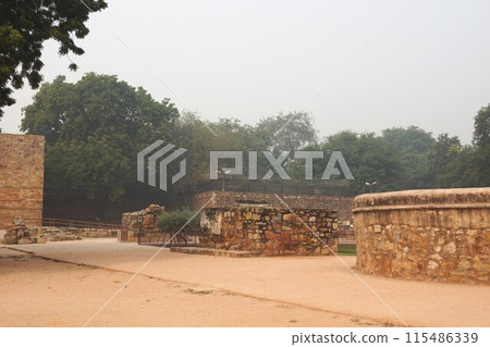 View of Qutub Minar in Delhi, India 115486339