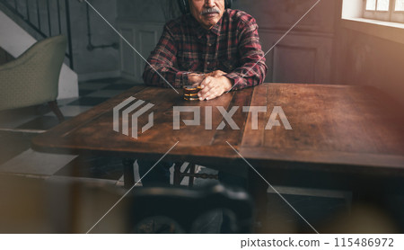 Drinking man 115486972