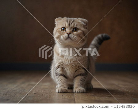 Cat looking into the distance [AI generated, professional finish] 115488020