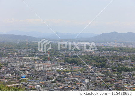 Looking toward Sue and western Ube City from Ryuozan Park in Sanyo Onoda City Looking toward Sue and western Ube City from Ryuozan Park in Sanyo Onoda City 115488693