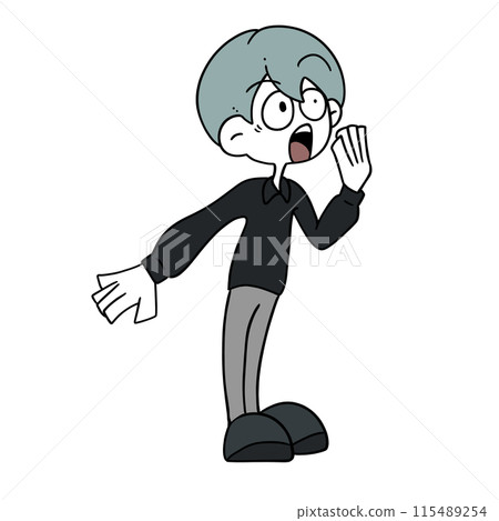 一個人驚訝地看到某事 一個人驚訝地看到某事 115489254