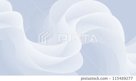 Abstract white background with layered wavy lines. 115489277