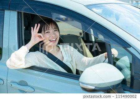 Woman in a car, woman driving a car, woman driving Woman in a car, woman driving a car, woman driving 115490002