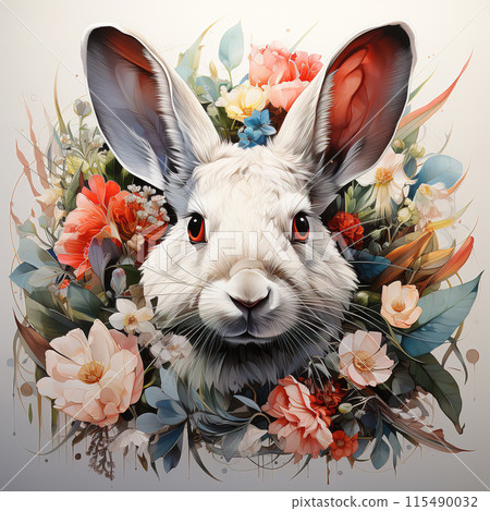 Curious calf peeking out from behind a rustic wooden fence, with a bright and sunny background. Farm animals. Curious calf peeking out from behind a rustic wooden fence, with a bright and sunny background. Farm animals. 115490032