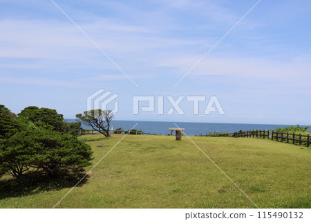 Park where the sea can be seen Park where the sea can be seen 115490132