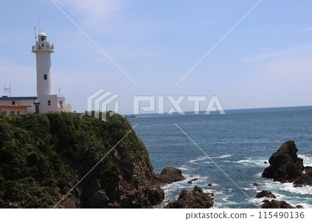 大崎燈塔和海景 大崎燈塔和海景 115490136