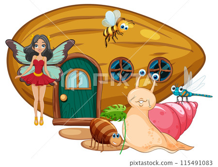 Fairy and Insects at Cozy Home 115491083