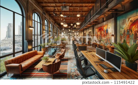 Stylish office 115491422