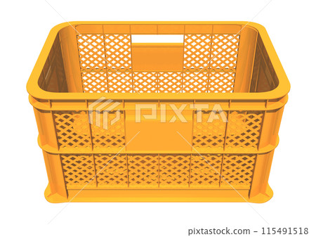 用於水果、蔬菜等的收穫籃容器（3DCG 影像） 115491518