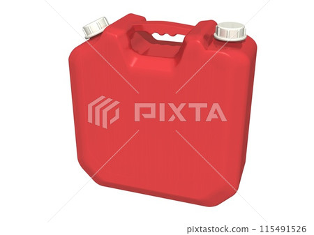 Red plastic tank for kerosene (3DCG image) Red plastic tank for kerosene (3DCG image) 115491526