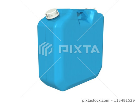 Blue plastic tank for kerosene (3DCG image) 115491529