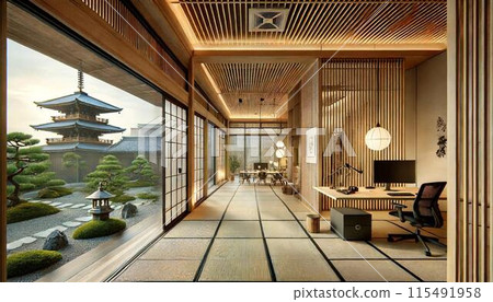 時尚的辦公室 時尚的辦公室 115491958