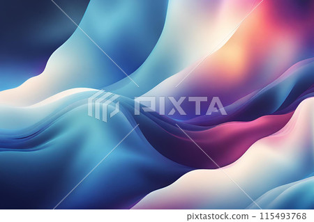 Abstract background of vivid blue and white color mixing with different tints creating uneven surface. Abstract background of vivid blue and white color mixing with different tints creating uneven surface. 115493768