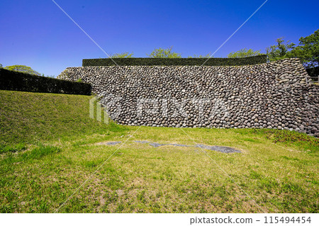 橫須賀城，靜岡縣掛川市，玉石牆 115494454