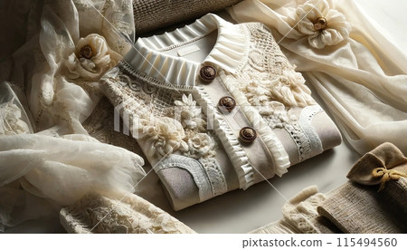 French chic classic background 115494560