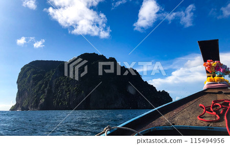 皮皮島附近的乘船探險 泰國之旅 115494956