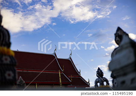 An old temple of Thailand. 115495190