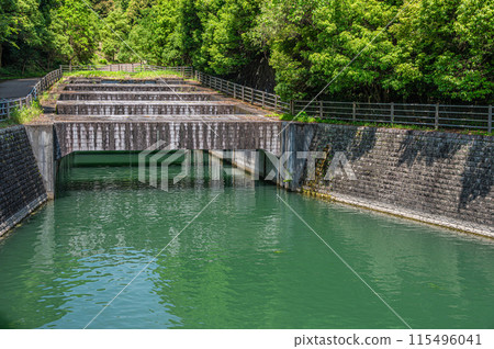 滋賀縣大津市與瀨田川匯合的水道-大津排水渠 滋賀縣大津市與瀨田川匯合的水道-大津排水渠 115496041