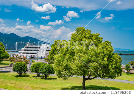大津市琵琶湖畔的公園“渚公園” 115496208