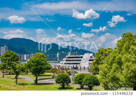 Nagisa Park, a park on the shores of Lake Biwa, Otsu City Nagisa Park, a park on the shores of Lake Biwa, Otsu City 115496210