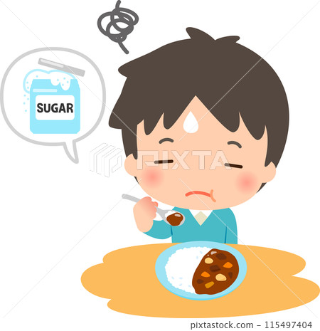 一個人吃了太甜的咖哩飯 一個人吃了太甜的咖哩飯 115497404