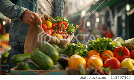 Cheerfulness, creating a welcoming ambiance for customers 115497563