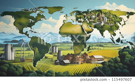 全球社會、世界工業、工廠、農產品、能源 全球社會、世界工業、工廠、農產品、能源 115497607